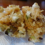 蕎麦藍 - 桜えびの天ぷら