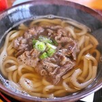 あったかプラザ - 肉うどん