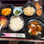 中華料理 佰吉 - 料理写真:B定食で、メインには酢豚をチョイスです