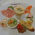 本日の前菜の盛り合わせ