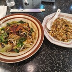 王楽園  - 昼の麺セット1,200円税込