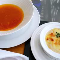 カフェトスカ - グラタン、サフランスープ