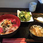 北地蔵 - 北地蔵　海鮮丼　1600円　2015年3月