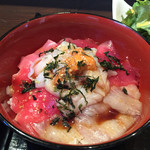 北地蔵 - 北地蔵　海鮮丼アップ　　2015年3月