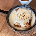TOKYO NODE CAFE - 夏野菜のラザニア　1600円　ランチは全てオニオンスープ付き