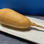 セブンイレブン - 料理写真:「アメリカンドッグ」はまだ温かかったので、直ぐに食べます!