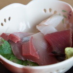 海鮮茶屋 五右エ門 - かま定食には刺身までついてます