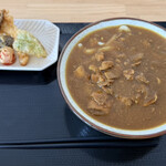 讃岐うどん 粉蔵 - 料理写真:カレーうどん 天ぷらミニ盛り