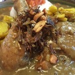 わさんたらんか - ○野菜カレー様、○ジャガイモと豆のテルダーラ様、○カッタサンボール様！この華やかな感じに楽しくなってくる♡