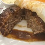 麻布笄軒 - 肉厚ふっくらな手ごねハンバーグ