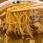 末廣ラーメン本舗 - 末廣ラーメン本舗中野分店(麺)