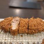 とんかつ多酒多彩 地蔵 - 美味しかったなー。リブロース。リブロース最高だよなー。脂身の量は多ければ多いほど最高。