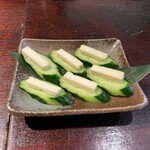 越後一会 十郎 - チーズの越後味噌漬け。