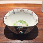 363687530 - ●鱚と水茄子の刺身、蓼と胡瓜様