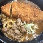 得正 - 料理写真:とんかつカレーうどん