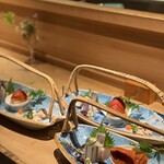 割烹 東山 - 料理写真:お造り