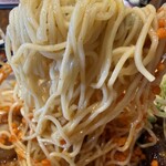 純米味噌らーめん みそら堂 - 細麺の食感がとても良い