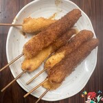 のんき屋 - ✧串カツ(おミソ)×6本✨.ﾟ･*..☆.｡.:*✨.☆.｡.:. *:ﾟ
おでんのおミソ？につけていただくのが一番好みでした٩(๑❛ᴗ❛๑)۶✨.ﾟ･*..☆.｡.:*✨.☆.｡.:. *:ﾟ