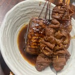 のんき屋 - ✧おでん(180えん)おとうふ✧どてやき(120えん)×4本
美味しい(⋈◍＞◡＜◍)。✧♡✨.ﾟ･*..☆.｡.:*✨.☆.｡.:. *:ﾟ