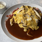 ヨコイ - ランチB(1,240円)ミラカンとキノコオムレツ