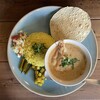 Curry&Spice青い鳥 - 2026.06.05 (金)    エビのココナッツカレー　1430円（税込）　ライス軽め。