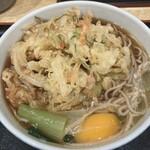 小諸そば - 料理写真:かき揚げ玉子付550円