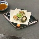 本郷 - 茶蕎麦磯部揚げ