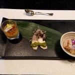 久右衛門邸 - 前菜3品