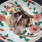 富小路 やま岸 - この日市場で1番のとり貝のしゃぶしゃぶ