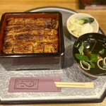 鰻 むさし乃 - •愛知県三河産 新仔鰻重（6,600円）
            •肝吸い（330円）