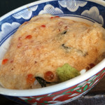 根室食堂 - いくらのとろろ丼と秋刀魚の塩焼き定食のいくらのとろろ丼