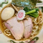 手打ち中華そば 竹の助 - 味玉そば　麺少なめ