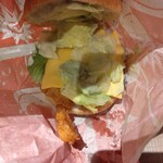 ケンタッキーフライドチキン - バンズを持ち上げました