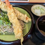ファミリー食堂 山田うどん食堂 - 料理写真:香り野菜の大エビ天そば