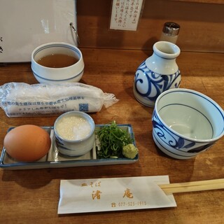 皿そば 渚庵 - 料理写真: