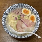 貝だし麺 きた田 - 味玉貝だし麺