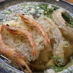 葉隠うどん - 海老ごぼう　税込650円