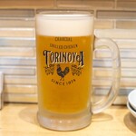 とり乃屋 - 2026.6 サントリー生ビール（660円）