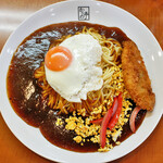 からめ亭 - 料理写真:ランチＬすんｗｉｔｈ目玉焼き＆白身魚
