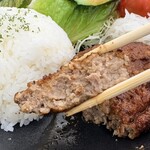 道の駅たのはた 思惟の風 - 鴨ハンバーグプレート