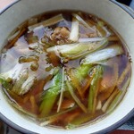 元祖 生そうめん めんめん - とりつけめん つゆアップ