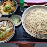 元祖 生そうめん めんめん - とりつけめん 親子丼(1580円)