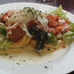 ニノーバル カフェ - (2015年3月)スモークサーモンのパンケーキ