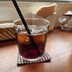 珈琲と食事 in time - セットのアイスコーヒー200円
