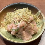 つる亀庵 - カリカリじゃこと梅おろし