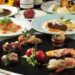 ディナーベル - コース料理の一例です。