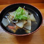 鮨処 きよ田 - まめぶ汁のまめぶ抜き