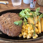 cafe.burger.bar wagyuboy nakamura - 料理写真:ハンバーグ‼︎