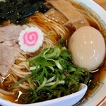 ラーメン食堂れんげじ - 昔ながらのラーメン 500円＋大盛 150円＋味玉トッピング 150円