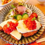 cafe&nanatsu - 料理写真:ボークカツレツ　トマトチーズソース